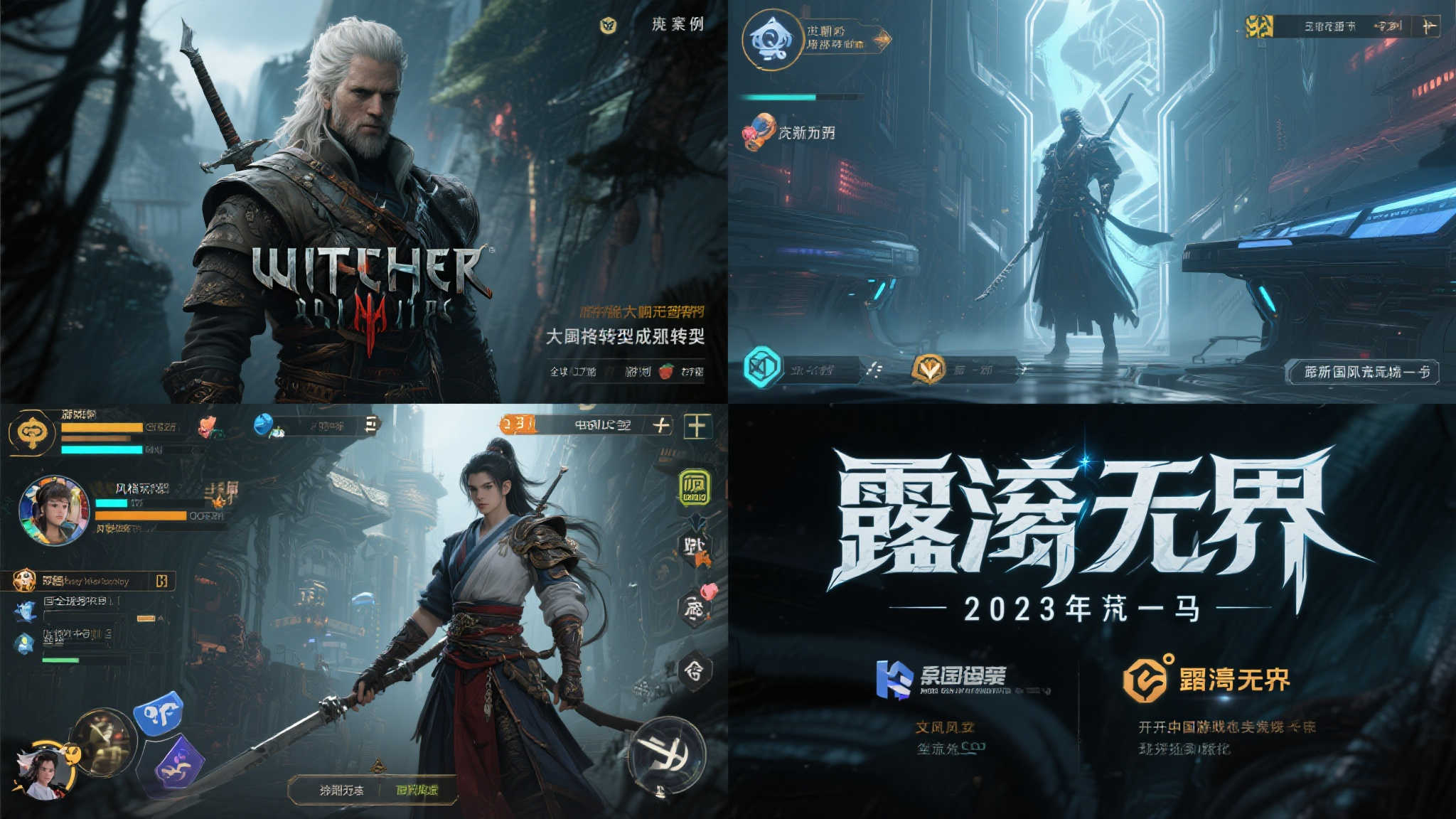 国产游戏《琉隐无界》首发PV：从武侠经典转型赛博朋克新风貌